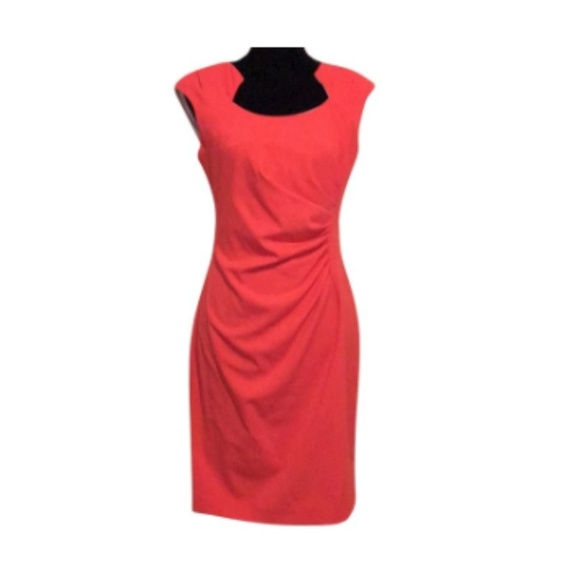 Calvin Klein Horseshoe Neck Derby Sheath Dress - Picture 3 of 3